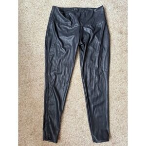 Time & Tru Faux‎ Leather Legging Pants Womens XL 16-18
